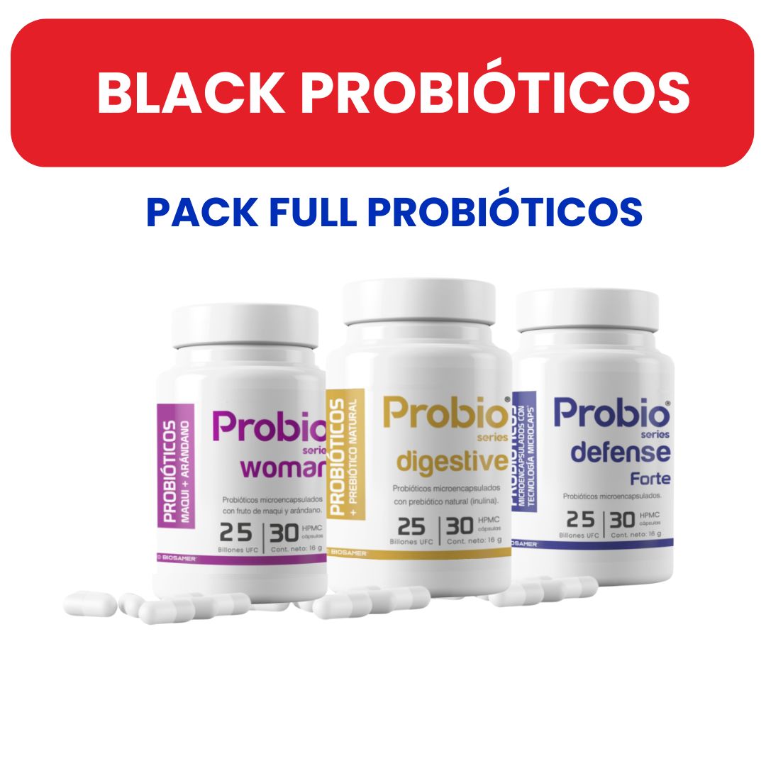 Pack Full Probiótico (Digestive, Woman y Defense)