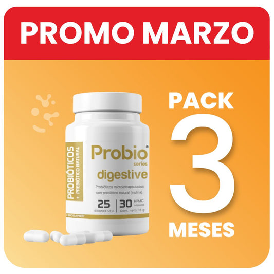 Probiótico Digestive 25 Billones (3 MESES – ENVÍO GRATIS) + 1 FRASCO DE PROBIÓTICOS GRATIS