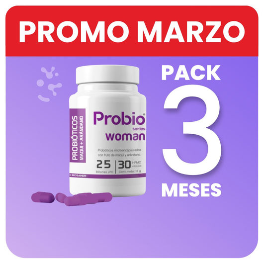 Probioseries Woman: Probióticos + Berries (3 MESES)