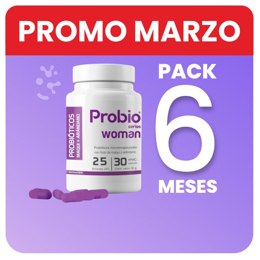Probioseries Woman: Probióticos + Berries (6 MESES)