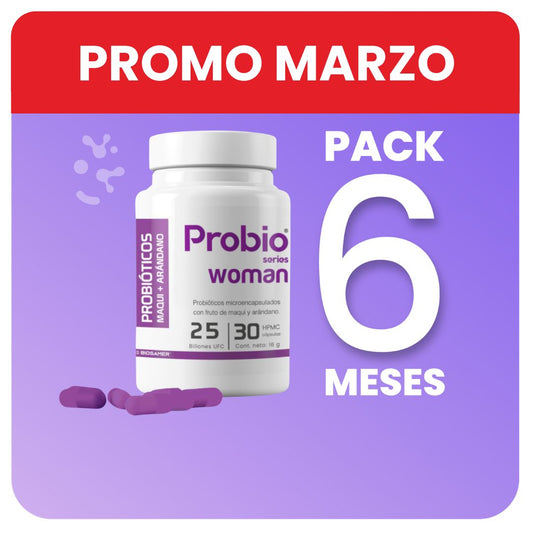 Probioseries Woman: Probióticos + Berries (6 MESES)