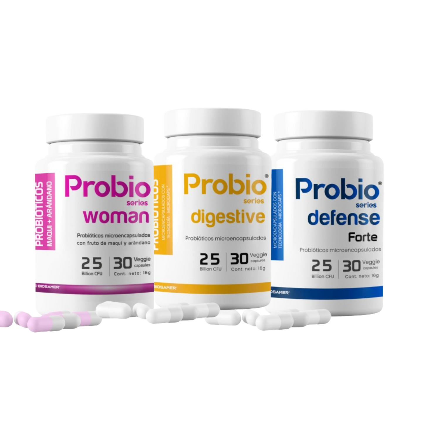 Pack Full Probiótico (Digestive, Woman y Defense)