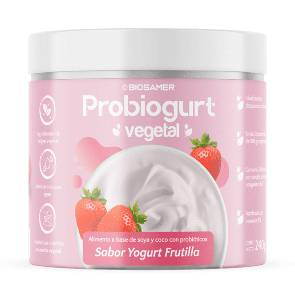 Probiogurt Vegetal – Sabor Yogurt de Frutilla