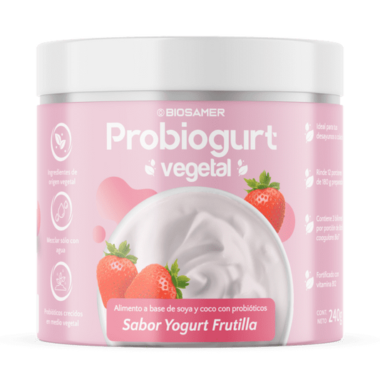 Probiogurt Vegetal – Sabor Yogurt de Frutilla