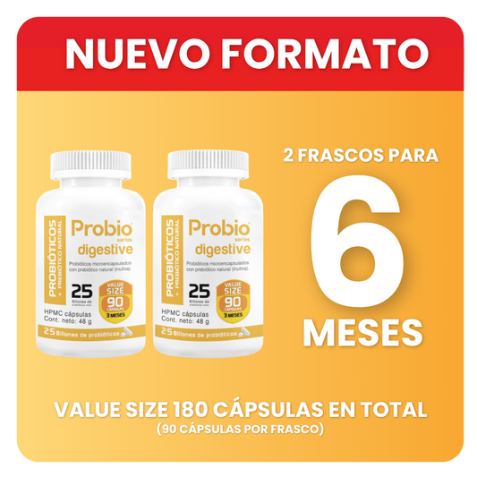 Probiótico Digestive 25 Billones (6 MESES – ENVÍO GRATIS)