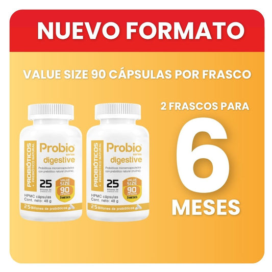 Probiótico Digestive 25 Billones (6 MESES – ENVÍO GRATIS)