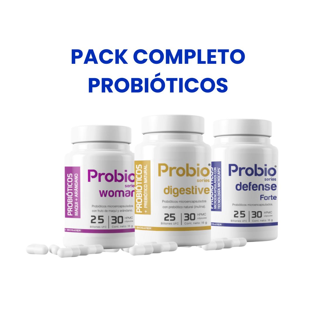 Pack Full Probiótico (Digestive, Woman y Defense)